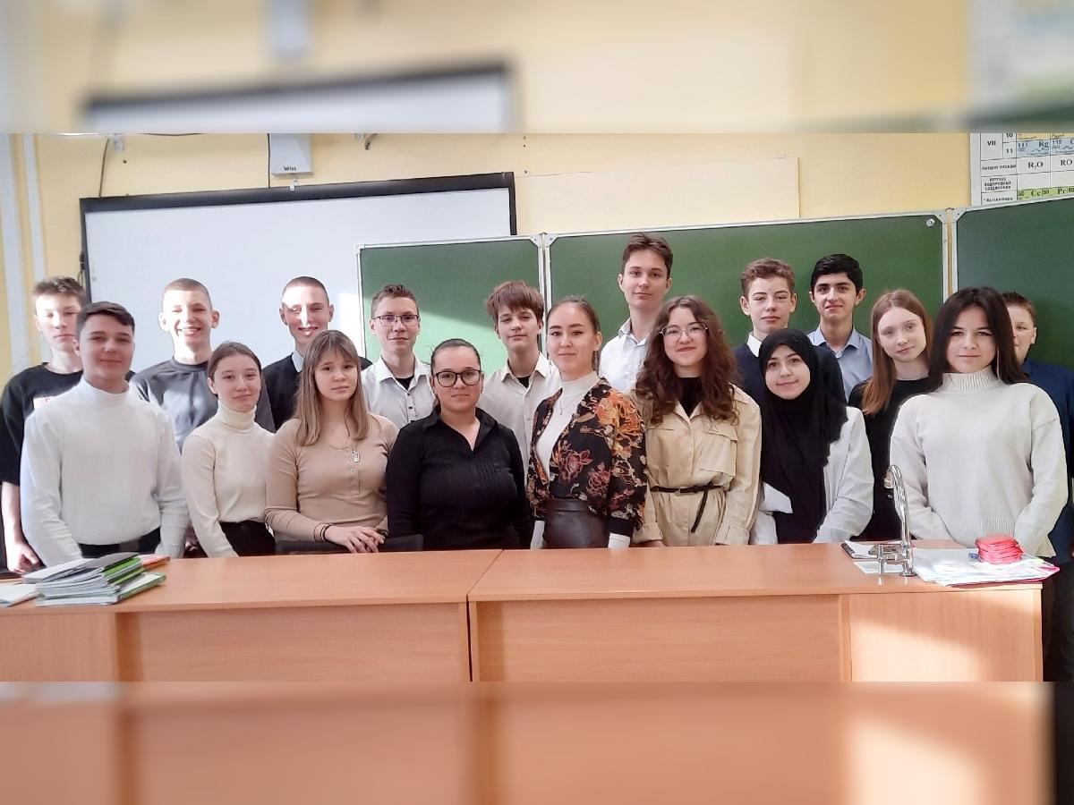 Профориентационная встреча с выпускниками школы.